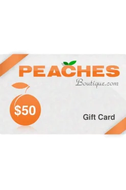 $50 PeachesBoutique.com Gift Card^ Outlet