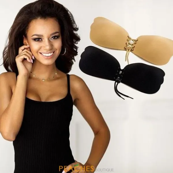 Cleavage Pal With Lace up Enhancement^