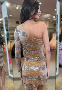 Fitted sequins Short Dress 1186^Jasz Couture Discount