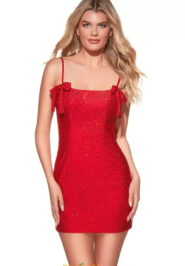 Jersey Open Back Scoop Neckline Dress 40135^Alyce Clearance