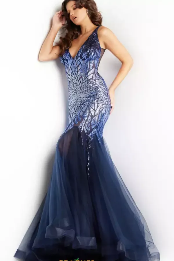 Long Mermaid Sequins Dress 38373^Jovani