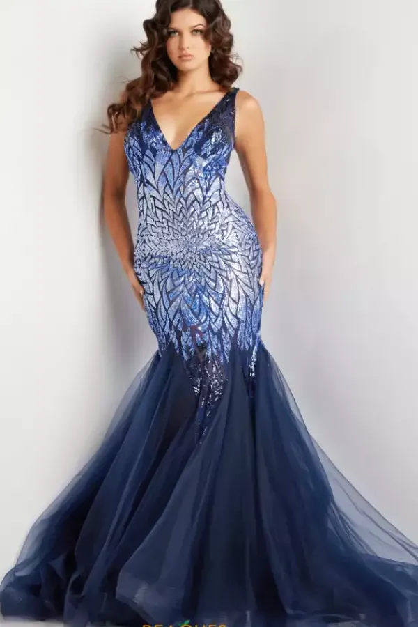 Long Mermaid Sequins Dress 38373^Jovani