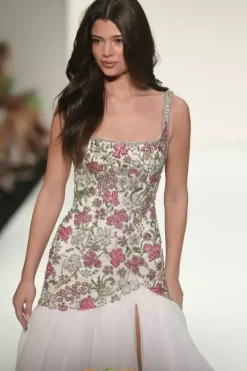 Mermaid Floral Print Dress 67175^Sherri Hill Online