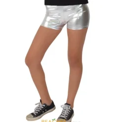 Metallic Booty Shorts for Short Dresses^ Sale