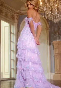 Off The Shoulder Fitted Dress 40397^Jovani Outlet