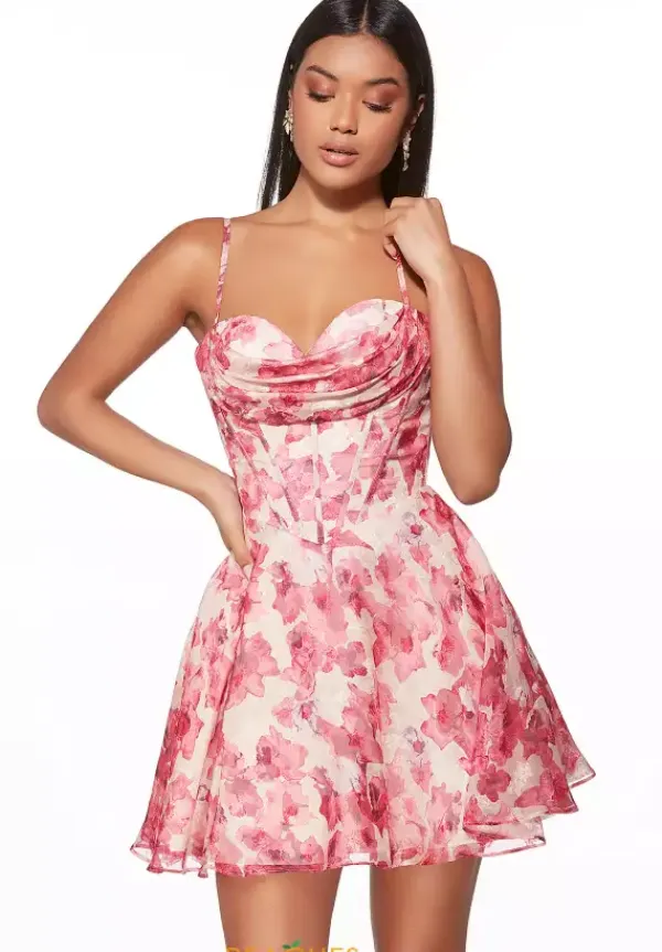 Organza Short A Line Dress 30033^Alyce New