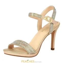 Rosie-25 open toe heels by^Blossom Footwear Clearance