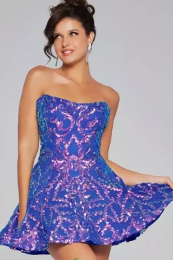Sequins A Line Dress 39927^Jovani Best
