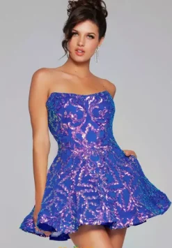 Sequins A Line Dress 39927^Jovani Best