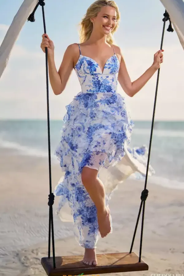 High Low Dress 56098^Sherri Hill Best