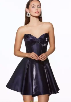Short A Line Strapless Dress 30058^Alyce Clearance