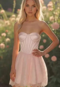 Short A Line Sweetheart Neckline Dress 30011^Alyce Outlet