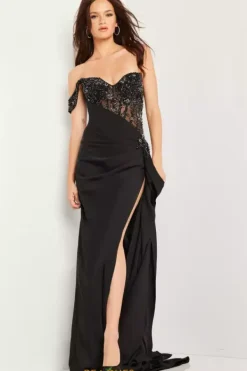 Single Shoulder Fitted Dress 37094^Jovani Discount