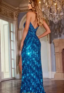 Strapless Fully Beaded Dress 44270^Jovani Hot