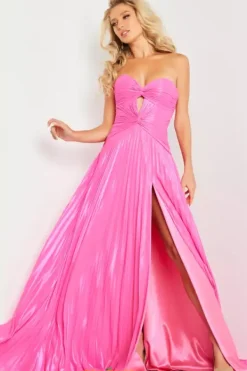 Strapless Long A Line Dress 36461^Jovani Clearance
