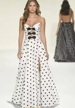 Strapless Long A Line Dress 57764^Sherri Hill Clearance