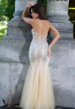 Strapless Mermaid Dress 5908^Jovani New