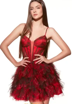 V Neckline A Line Dress 30078^Alyce New