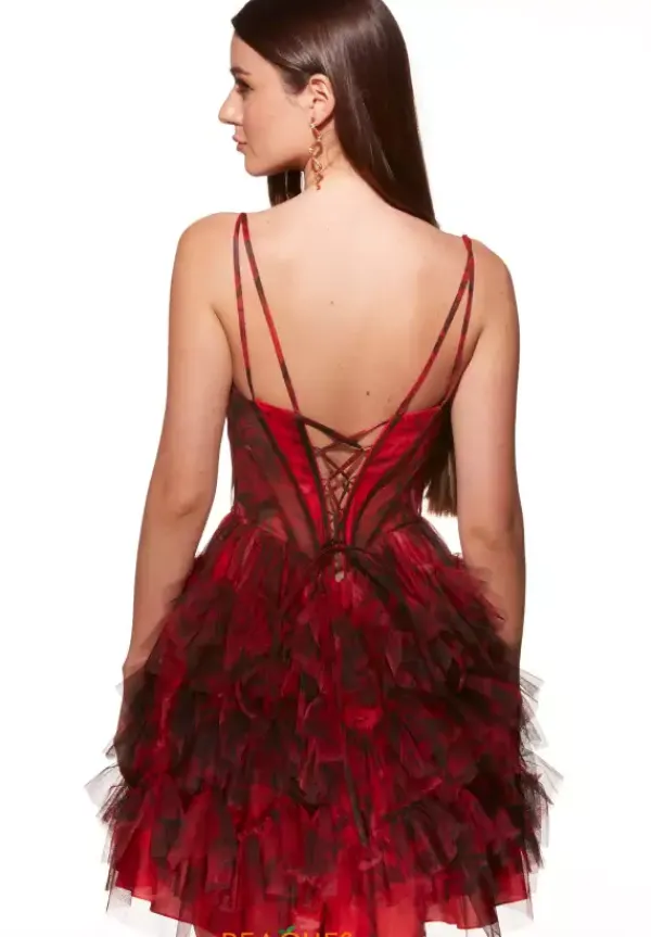 V Neckline A Line Dress 30078^Alyce New